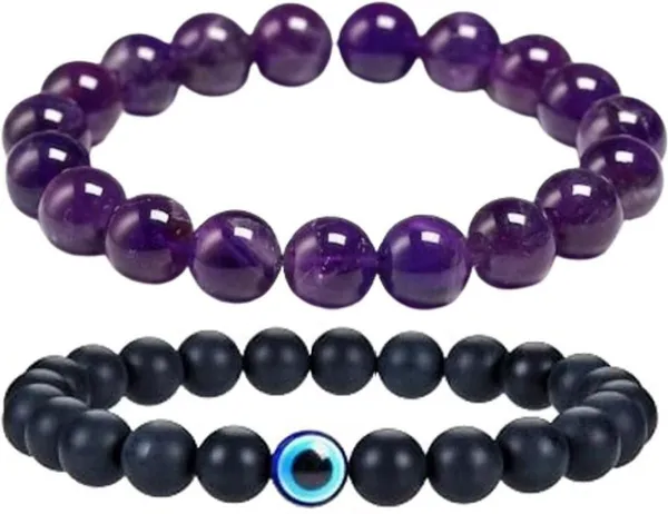 Multiagate_Amethyst,_Crystal_Bracelet_Set_(Pack_of_2)