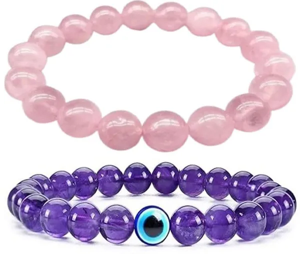 Multiagate_Rose_Quartz,_Crystal_Bracelet_Set_(Pack_of_2)