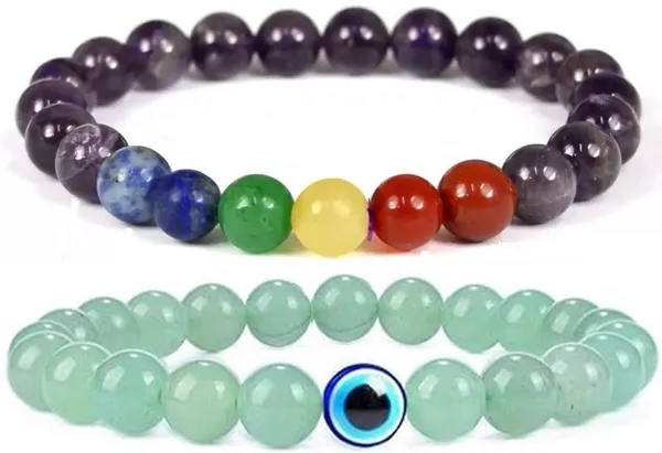 Multiagate_Lapiz_Lazuli,_Stone,_Green_Aventurine,_Amethyst,_Crystal,_7_Chakra,_Red,_Black_Obsidian_Bracelet_Set_(Pack_of_2)