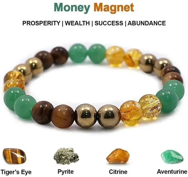 Multiagate_Pyrite,_Green_Aventurine,_Citrine_+_Golden,_Crystal,_Tiger's_Eye_Bracelet_Set_(Pack_of_2)