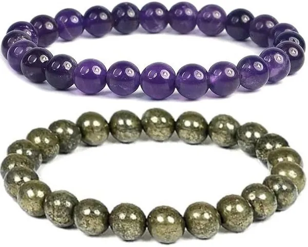 Multiagate_Pyrite,_Amethyst,_Crystal_Bracelet_Set_(Pack_of_2)