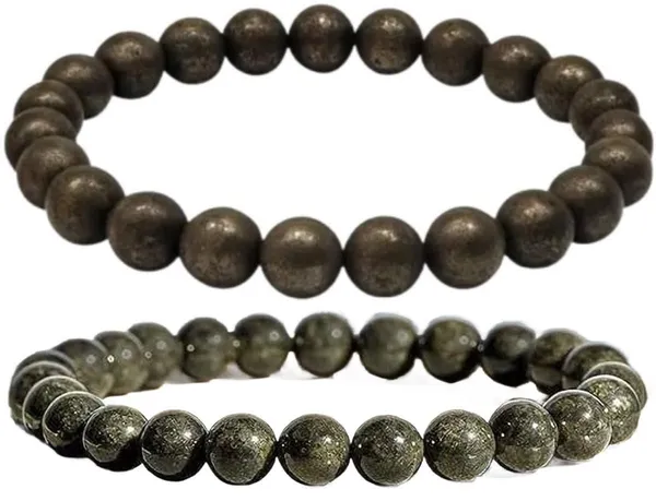 Multiagate_Pyrite_Bracelet_Set_(Pack_of_2)