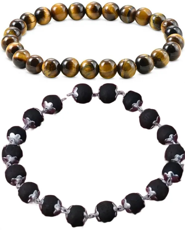 Multiagate_Wood,_Crystal_Bracelet_Set_(Pack_of_2)