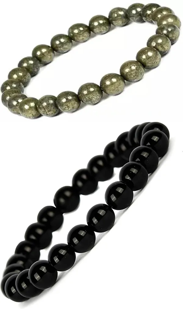 Multiagate_Pyrite_Bracelet_Set_(Pack_of_2)