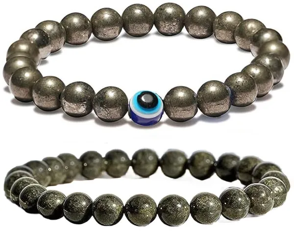 Multiagate_Pyrite,_Stone_Bracelet_Set_(Pack_of_2)