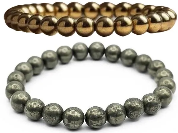 Multiagate_Pyrite,_Crystal,_Golden_Pyrite_Bracelet_Set_(Pack_of_2)
