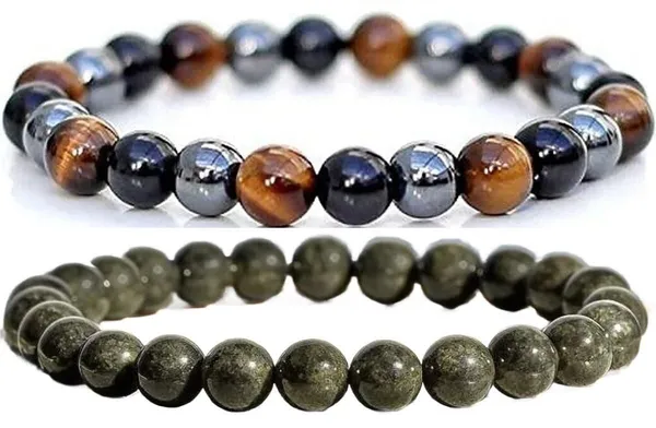 Multiagate_Pyrite,_Crystal,_Glass_Bracelet_Set_(Pack_of_2)