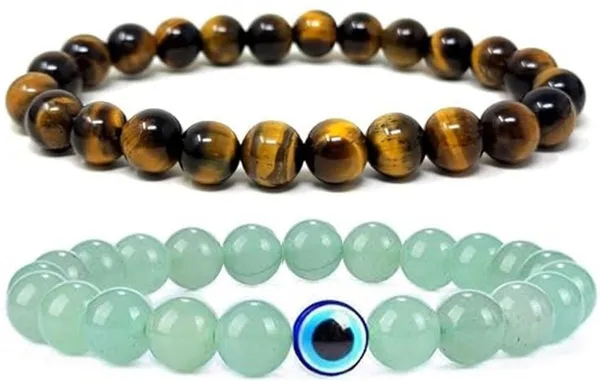 Multiagate_Stone,_Crystal,_Tiger's_Eye_Bracelet_Set_(Pack_of_2)