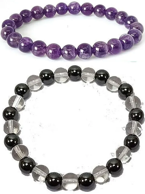 Multiagate_Stone,_Amethyst,_Crystal_Bracelet_Set_(Pack_of_2)