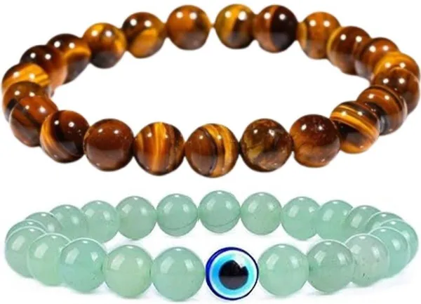 Multiagate_Crystal,_Tiger's_Eye_Bracelet_Set_(Pack_of_2)