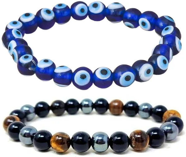 Multiagate_Stone,_Tiger's_Eye,_Evil_Eye,_Black_Obsidian_Bracelet_Set_(Pack_of_2)