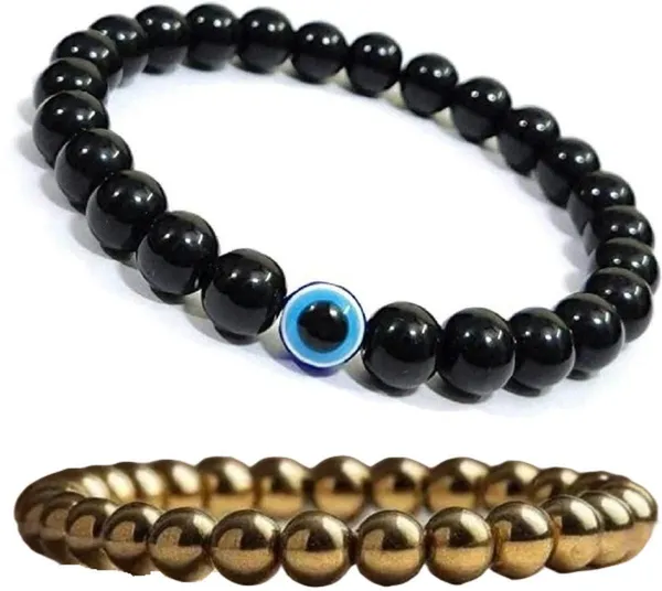 Multiagate_Crystal,_Golden_Pyrite,_Evil_Eye_Bracelet_Set_(Pack_of_2)