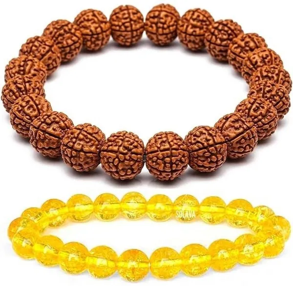 Multiagate_Stone,_Crystal,_Citrine_Bracelet_Set_(Pack_of_2)