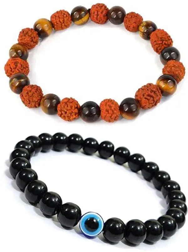 Multiagate_Stone,_Crystal,_Tiger's_Eye,_Rudraksha,_Evil_Eye_Bracelet_Set_(Pack_of_2)