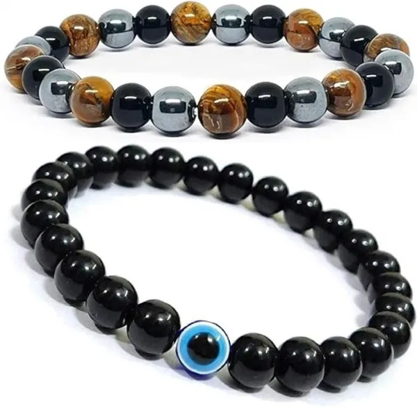 Multiagate_Crystal,_Tiger's_Eye,_Evil_Eye,_Black_Obsidian_Bracelet_Set_(Pack_of_2)