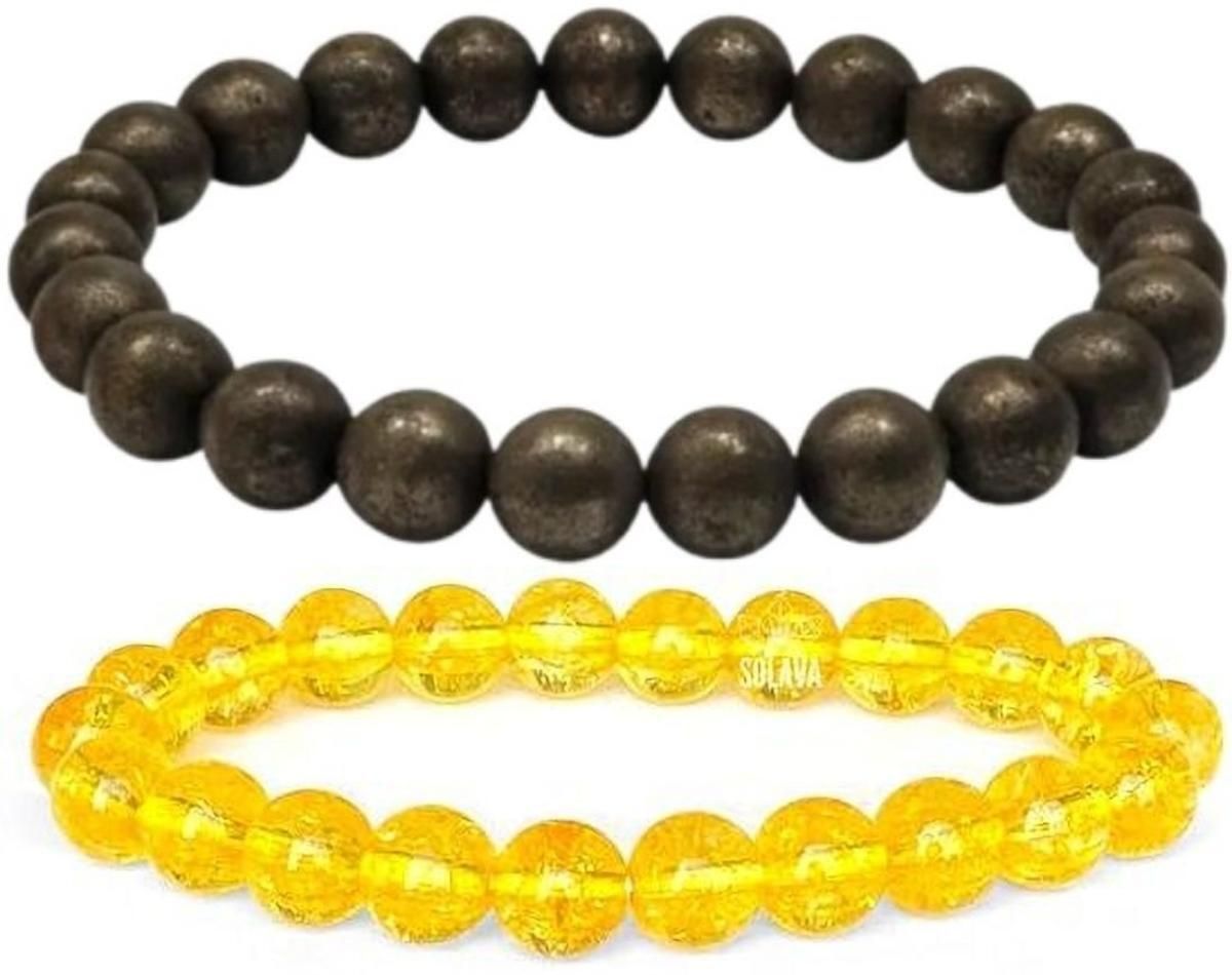 Multiagate_Pyrite,_Stone,_Crystal,_Citrine_Bracelet_Set_(Pack_of_2)