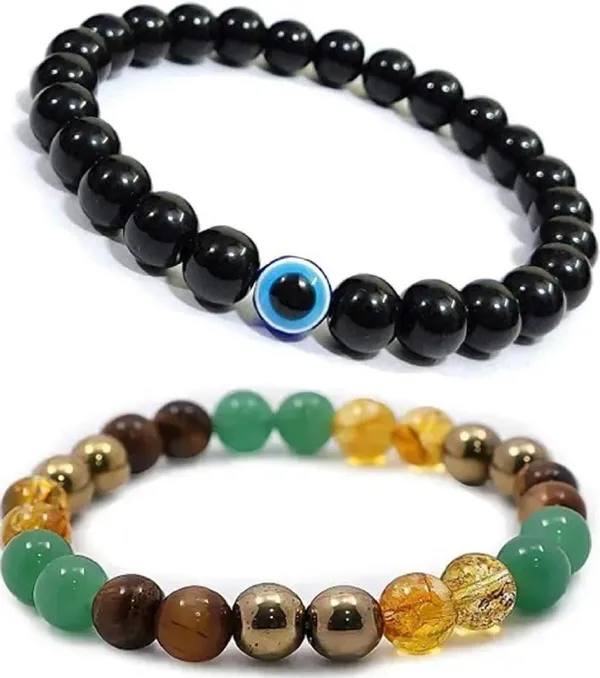 Multiagate_Pyrite,_Green_Aventurine,_Citrine_+_Golden,_Golden_Pyrite,_Crystal,_Tiger's_Eye,_Evil_Eye_Bracelet_Set_(Pack_of_2)