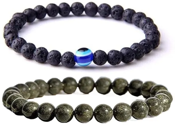Multiagate_Pyrite,_Stone,_Crystal,_Lava,_Black_Obsidian_Bracelet_Set_(Pack_of_2)