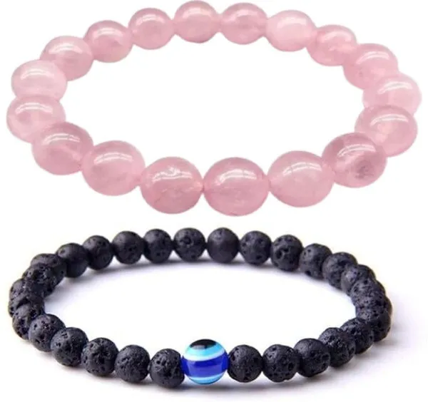 Multiagate_Stone,_Rose_Quartz,_Crystal,_Lava,_Black_Obsidian_Bracelet_Set_(Pack_of_2)