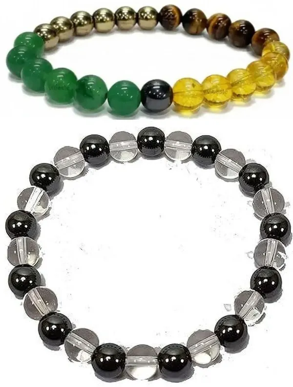 Multiagate_Stone,_Green_Aventurine,_Golden_Pyrite,_Crystal,_Tiger's_Eye,_Citrine_Bracelet_Set_(Pack_of_2)