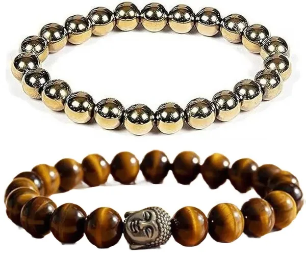 Multiagate_Stone,_Tiger's_Eye_Bracelet_Set_(Pack_of_2)