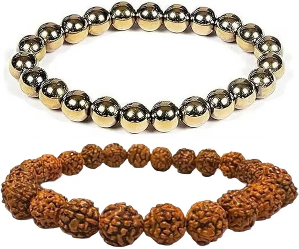 Multiagate_Stone,_Rudraksha_Bracelet_Set_(Pack_of_2)