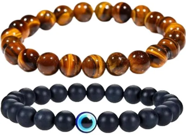 Multiagate_Crystal,_Tiger's_Eye_Bracelet_Set_(Pack_of_2)
