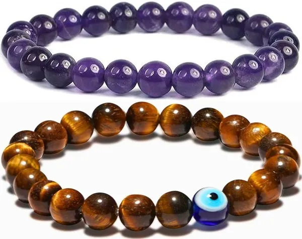 Multiagate_Stone,_Amethyst,_Crystal_Bracelet_Set_(Pack_of_2)
