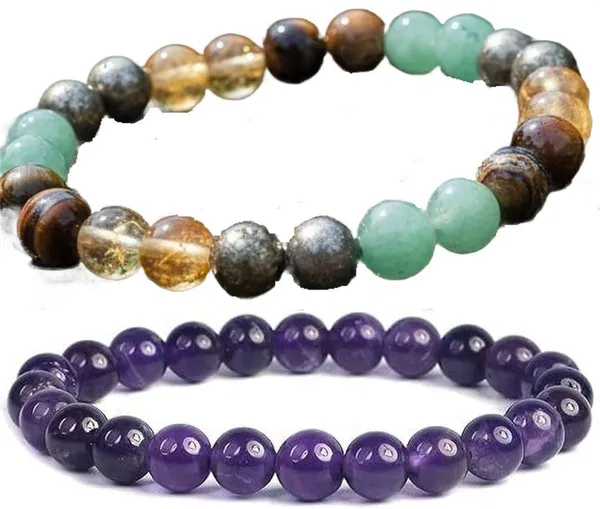 Multiagate_Amethyst,_Crystal_Bracelet_Set_(Pack_of_2)