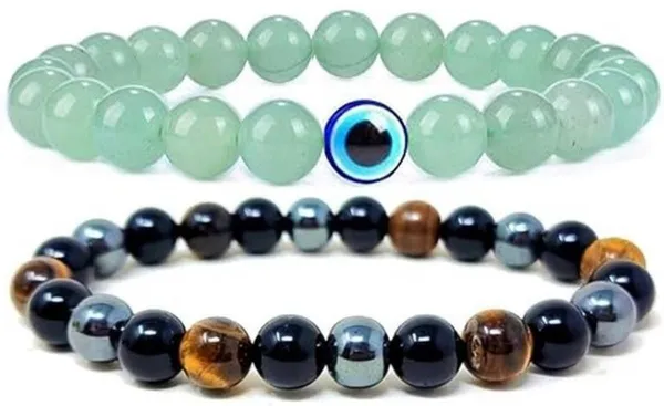 Multiagate_Stone,_Crystal,_Tiger's_Eye,_Black_Obsidian_Bracelet_Set_(Pack_of_2)