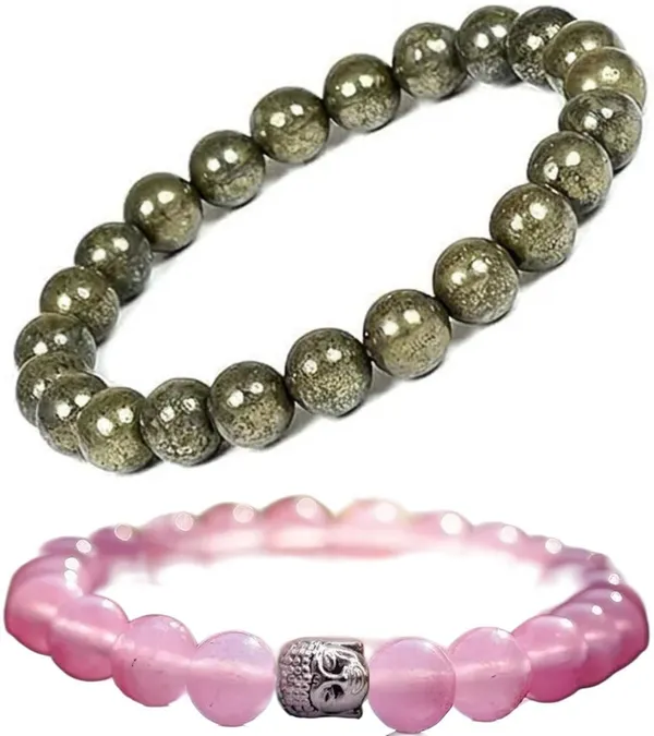 Multiagate_Stone,_Rose_Quartz,_Silver,_Crystal_Bracelet_Set_(Pack_of_2)