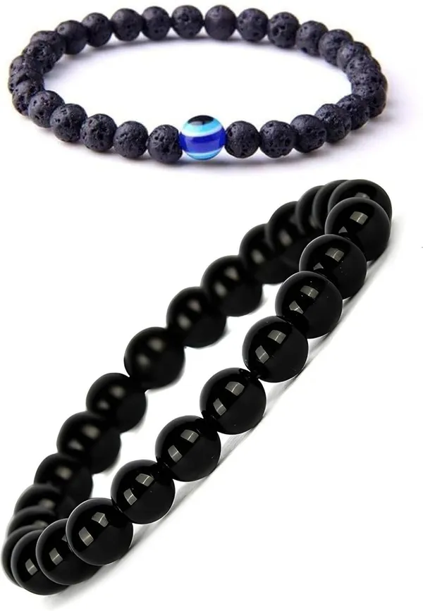 Multiagate_Pyrite,_Stone,_Crystal,_Lava,_Black_Obsidian_Bracelet_Set_(Pack_of_2)