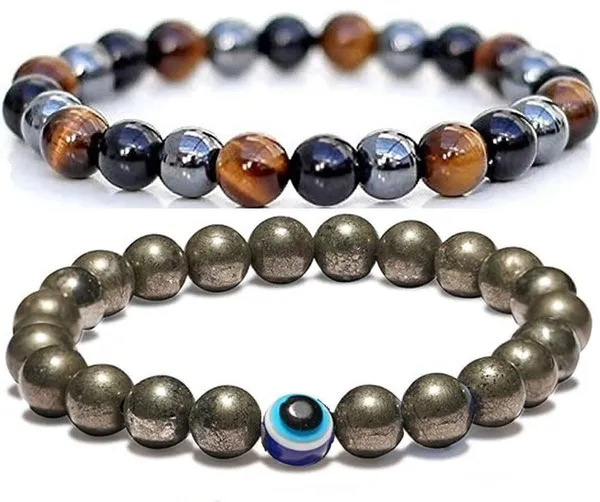 Multiagate_Pyrite,_Stone,_Crystal,_Glass,_Evil_Eye_Bracelet_Set_(Pack_of_2)