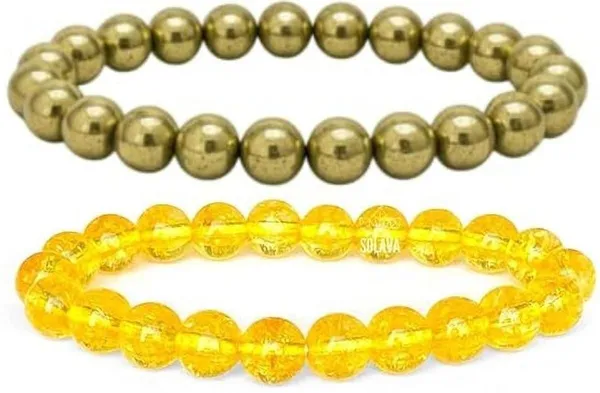 Multiagate_Stone,_Golden_Pyrite,_Crystal,_Citrine_Bracelet_Set_(Pack_of_2)