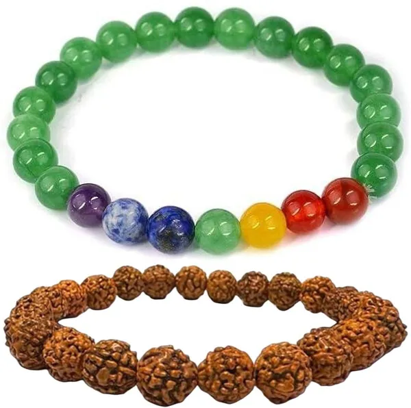 Multiagate_Lapiz_Lazuli,_Green_Aventurine,_Amethyst,_Rudraksha,_Lava,_7_Chakra,_Clear_Quartz,_Green_Jade_Bracelet_Set_(Pack_of_2)