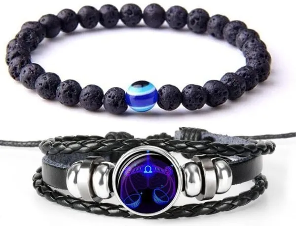 Multiagate_Stone,_Crystal,_Lava,_Leather,_Black_Obsidian_Bracelet_Set_(Pack_of_2)