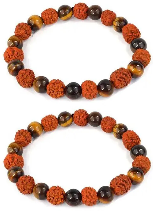 Multiagate_Stone,_Crystal,_Tiger's_Eye,_Rudraksha_Bracelet_Set_(Pack_of_2)