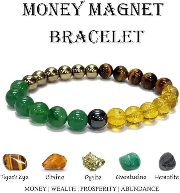 Multiagate_Pyrite,_Stone,_Rose_Quartz,_Amethyst,_Crystal,_Tiger's_Eye,_Lava,_7_Chakra,_Clear_Quartz_Bracelet_Set_(Pack_of_2)