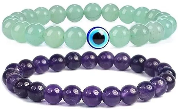 Multiagate_Amethyst,_Crystal_Bracelet_Set_(Pack_of_2)