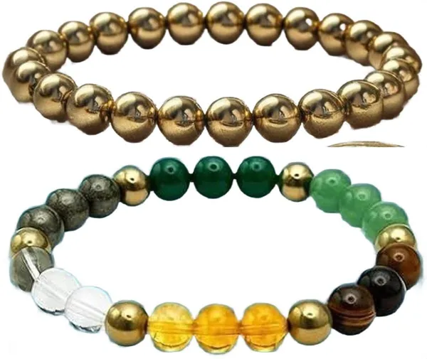 Multiagate_Pyrite,_Stone_Bracelet_Set_(Pack_of_2)