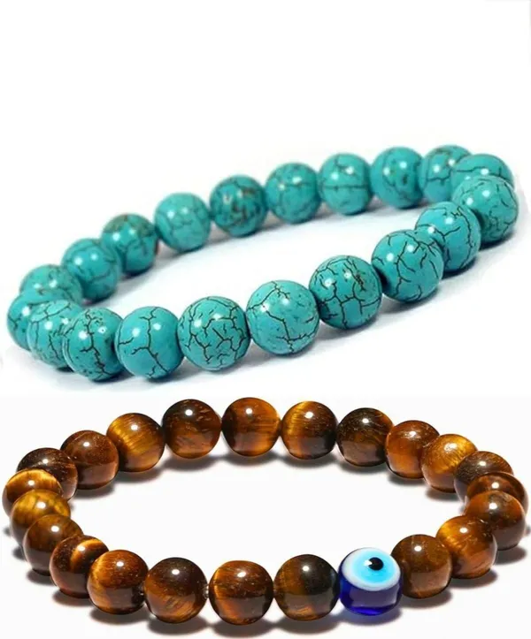 Multiagate_Stone,_Crystal,_Turquoise_Bracelet_Set_(Pack_of_2)