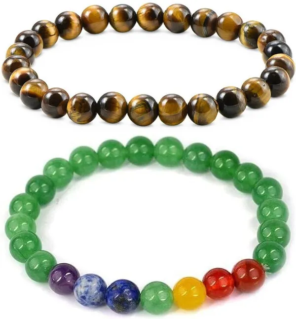 Multiagate_Lapiz_Lazuli,_Green_Aventurine,_Amethyst,_Crystal,_Lava,_7_Chakra,_Clear_Quartz,_Green_Jade_Bracelet_Set_(Pack_of_2)