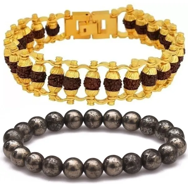 Multiagate_Crystal,_Rudraksha_Bracelet_Set_(Pack_of_2)