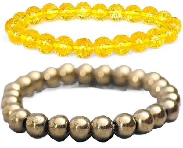 Multiagate_Pyrite,_Stone,_Crystal,_Citrine_Bracelet_Set_(Pack_of_2)