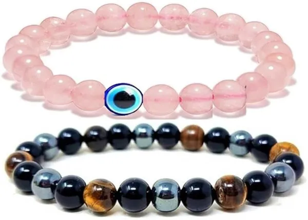 Multiagate_Stone,_Crystal,_Tiger's_Eye,_Black_Obsidian_Bracelet_Set_(Pack_of_2)