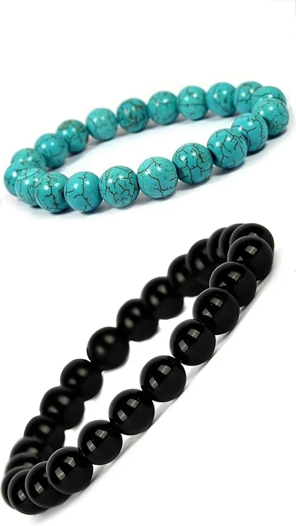Multiagate_Pyrite,_Stone,_Crystal,_Turquoise_Bracelet_Set_(Pack_of_2)