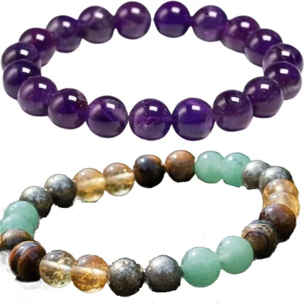 Multiagate_Amethyst,_Crystal_Bracelet_Set_(Pack_of_2)
