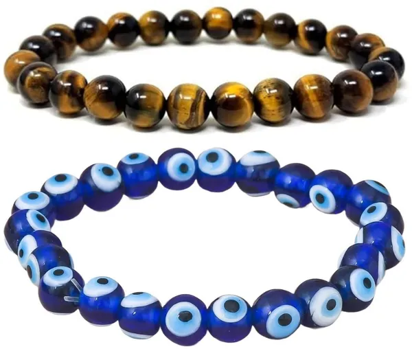 Multiagate_Stone,_Crystal,_Tiger's_Eye,_Evil_Eye_Bracelet_Set_(Pack_of_2)