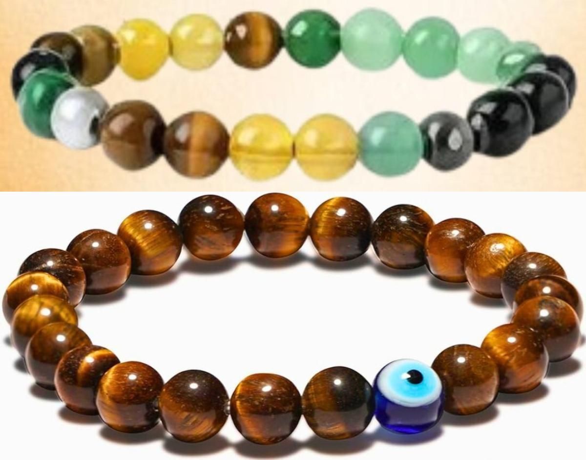 Multiagate_Pyrite,_Stone,_Green_Aventurine,_Tiger's_Eye,_Citrine,_Clear_Quartz_Bracelet_Set_(Pack_of_2)