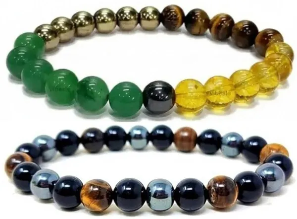 Multiagate_Stone,_Green_Aventurine,_Golden_Pyrite,_Tiger's_Eye,_Citrine,_Black_Obsidian_Bracelet_Set_(Pack_of_2)